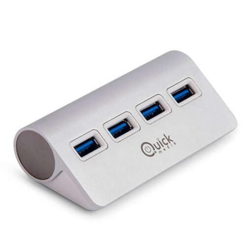 CARGADOR QUICK MEDIA 4 PUERTOS UB 2 0 DISEÑO APPLE