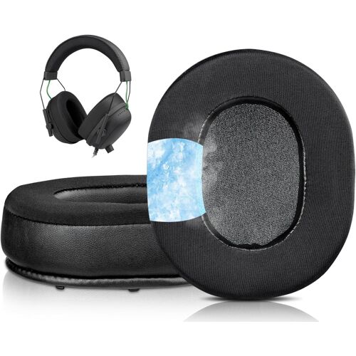 Hamiltion-Gel De Refroidissement Mousse Coussin Coussinets Pour Razer Blackshark Black Shark V2 / V2 Pro Casque De Jeu(Ne Convient Pas Au Nouveau Razer Blackshark V2 Pro, Édition 2023)