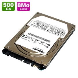 Disque Dur 500Go SATA 2.5" Toshiba MK5076GSX HDD2J93 5400RPM Pc Portable 8Mo