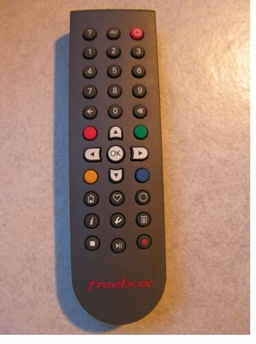 Télécommande commande Freebox Optique - Zappeuse Free BOX TV - Télé HDMI Haute définition Fibre STB