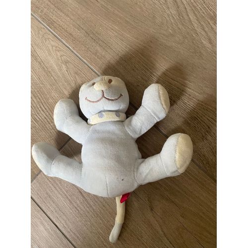 Doudou peluche petit chat bleu tex baby gato Kat gatto