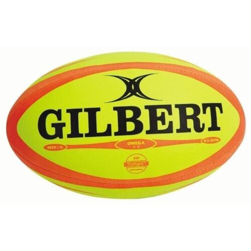 Gilbert Ballon De Rugby Omega - Fluoro - 5 - Seniors