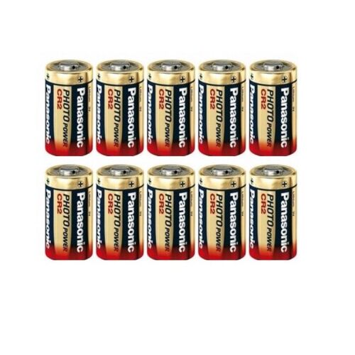 CR2 lot de 10 piles 3V Lithium Power bulk Panasonic
