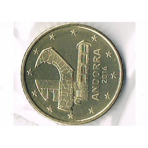 Pièce 50 Centimes Euro Andorre 2014 -