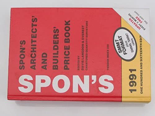 Spon's Architects' And Builders' Price Book 1991