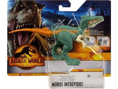 Dinosaure Moros Intrepidus - Jurassic World - Dino Féroce 19 cm - Animaux Préhistorique - Nouveauté