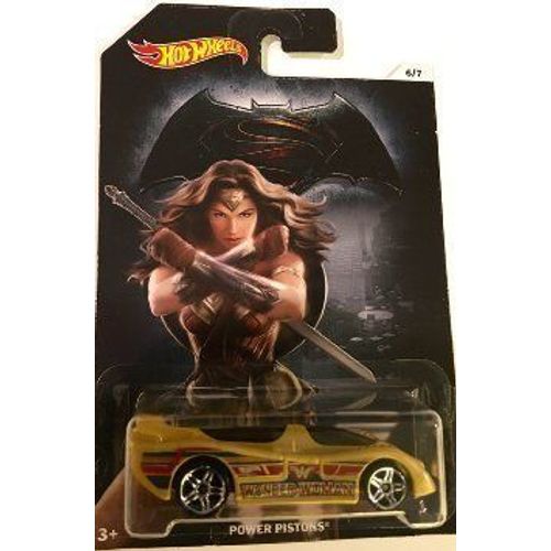 Hot Wheels Batman V Superman - Voiture 6/7 Wonder Woman Jaune