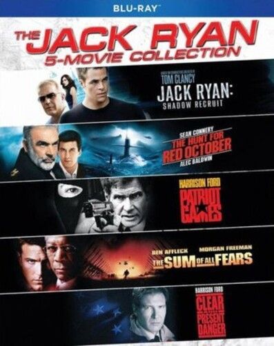 The Jack Ryan 5-Movie Collection [Usa][Blu-Ray] Boxed Set, Dolby, Dubbed, O-Card Packagin