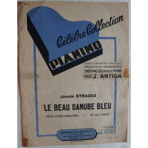 Strauss - Le Beau Danube Bleu - Collection Pianino