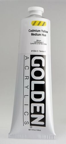 Peinture Acrylic Hb Golden Iv 150ml Jaune Cadmium Moyen