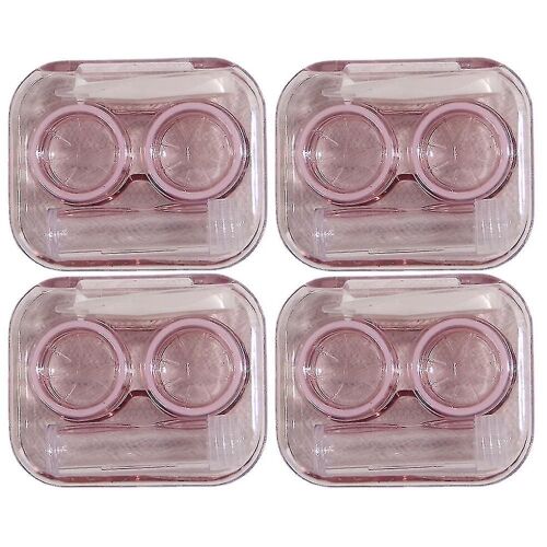 4pcs Étuis À Lentilles De Contact, Stockage De Lentilles De Contact Portables Pour Les Voyages 