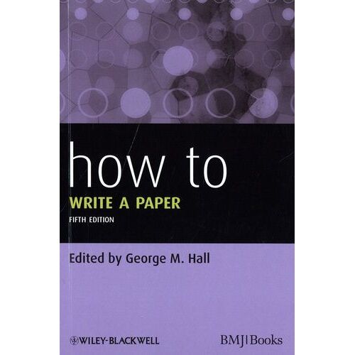How To Write A Paper 5th Edition