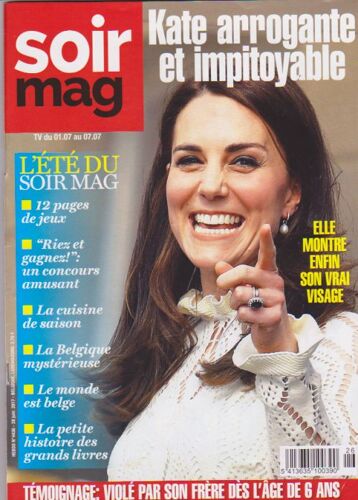 Soirmag 4436 Kate Middelton Alma Samuel Etienne Hyperparentalité Mal Des Transports Emma Watson