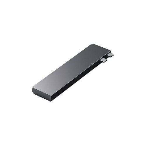 Satechi Pro Hub Slim - Station d'accueil - USB-C x 2 - HDMI - pour Apple MacBook Air (Fin 2018, Fin 2020, Mi-2019, Mi-2022); MacBook Pro
