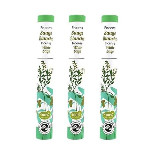Encens sauge blanche 90 bâtonnets de 30 min