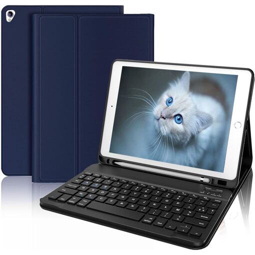 Étui IPad 10.5" Violet Avec Porte-Stylet - Protection TPU - Fonction Veille/Réveil