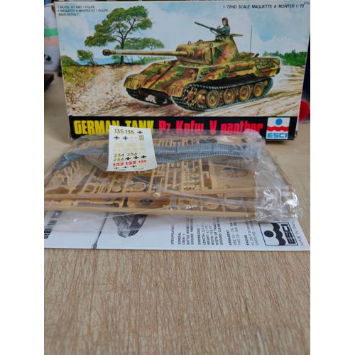 Maquette Char Esci 8026 Panther 1/72-Esci