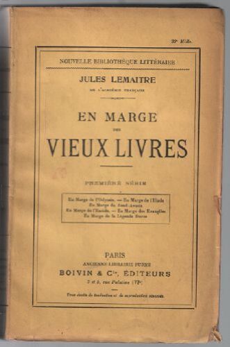 En Marge Des Vieux Livres / Première Série