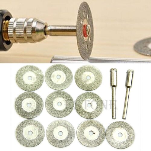 Lames de scie circulaire, outil rotatif, disques de coupe, mandrin, 20mm, 10 pièces