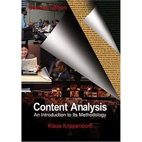 Content Analysis: An Introduction To Its Methodology