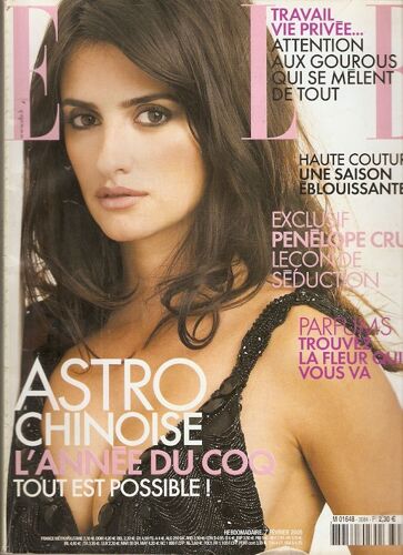 Michael Buble 2p/ Emmanuelle Beart 1/2p/ Snoop Dogg 1/2p/ Javier Bardem 2p/ Penelope Cruz 6p/ Dustin Hoffman 4p/ 3084