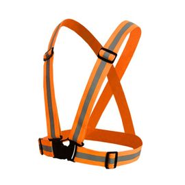 Gilet De Sécurité Néon Réfléchissant, Respirant, Visibilité Pour Le Travail De Nuit, Ceinture Pour Le Cyclisme