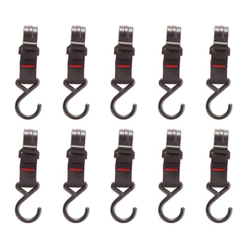 10 Pcs Camping Crochet Portable En Nylon Crochet En Forme De S Auvent Tente Crochets Pratique