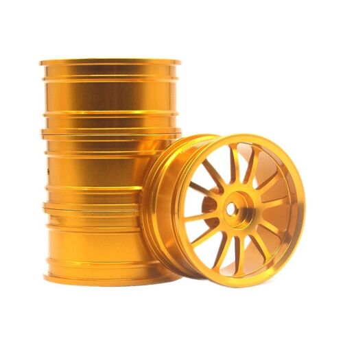 Universal 1.9 pouces Roue en alliage d'aluminium adaptée à 1/10 Scx10 Simulation Flat Sports Car, go 4 Pcs