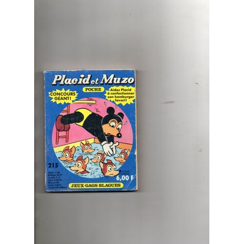 Placid Et Muzo Poche N° 215 : Aidez Placid A Confectionner Son Hamburger