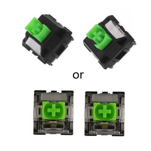 2pcs vert RGB SMD commutateurs pour clavier mécanique Razer Cherry MX Switch