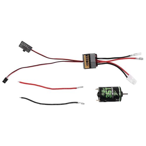 320a Esc + 540 Brushed Motor 35t For 1/10 Rc Car Axial Scx10 90046 Trx4 D90 Redcat ,3