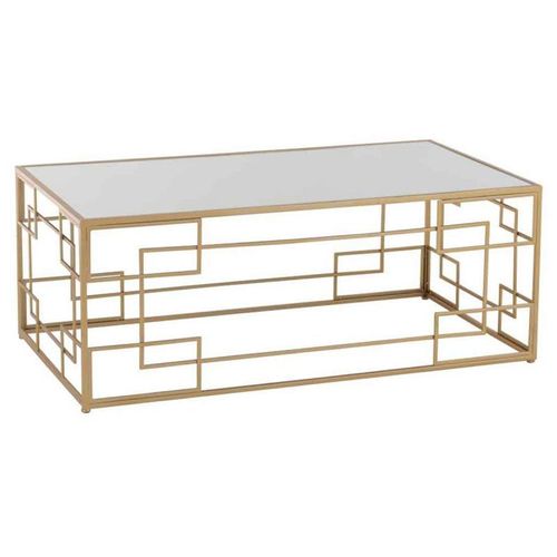 Paris Prix - Table Basse Design "Ridao" 120cm Or