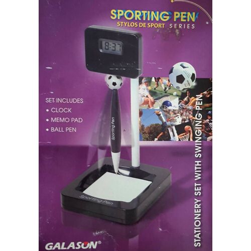 Stylo Suspendu Motif Flechette Avec Horloge , Memo 