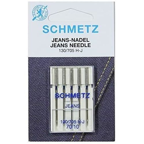 Schmetz Aiguilles pour machine à coudre, Denim / Jeans 70/10