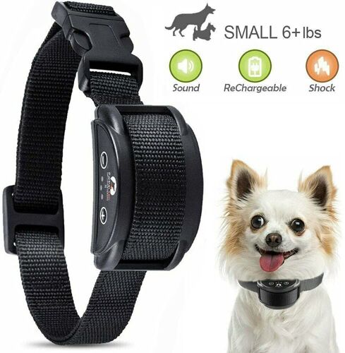 Collier Anti-Aboiement Rechargeable, Stimulation Électrostatique, 5 Modes, Pour Chiot Et Chien De Taille Moyenne
