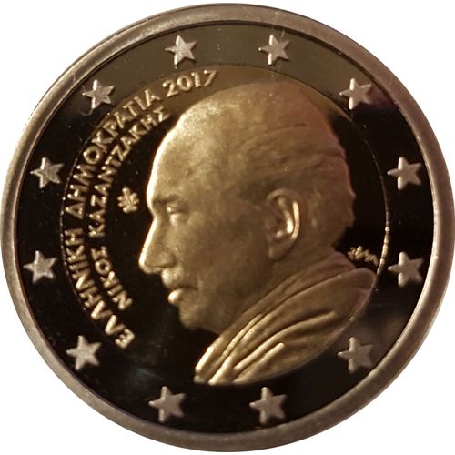 2 Euros Grèce 2017 Commemorative Kazantzakis