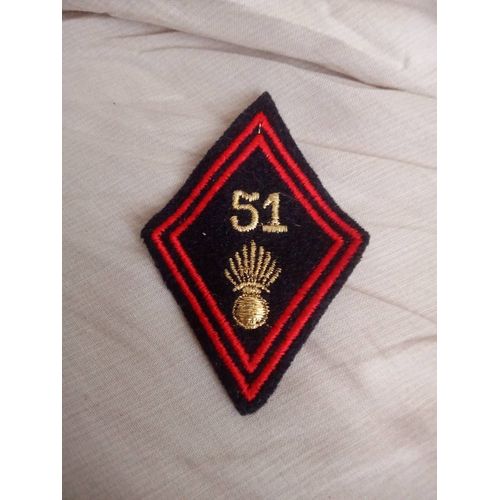 Losange De Bras 51 Ème Régiment D'infanterie A Coudre