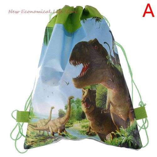Grand Sac À Cordon Dinosaure De Bonne Qualité, 1 Pièce, Sac De Rangement De Voyage, Sacs À Dos D'école, Cadeau D'anniversaire Pour Enfants