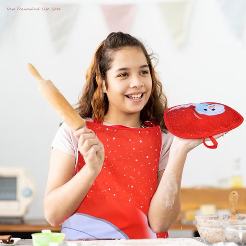 Meilleur Ensemble De Tabliers Pour Père Noël, Accessoires De Cuisine, Chapeau