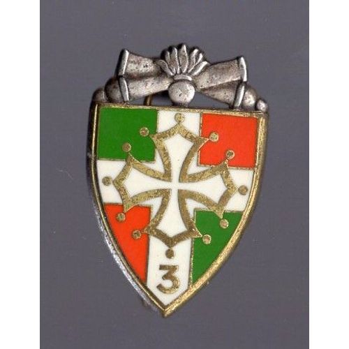 Insigne Régimentaire Du 3e Régiment D'artillerie - Fab Drago G 1340