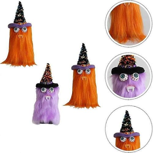 Hsentimenh Halloween Gnome Poupée Halloween Diablotin Gnomes En Peluche Pour La Décoration D¿Halloween Vampire Ghost Tooth Doll Pour La Décoration De Fête D¿Halloween (Violet