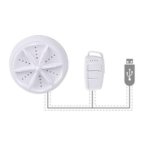 Machine à laver rotative Portable à ultrasons, Mini nettoyeur Turbo Portable de voyage, chargeur USB pour linge personnel
