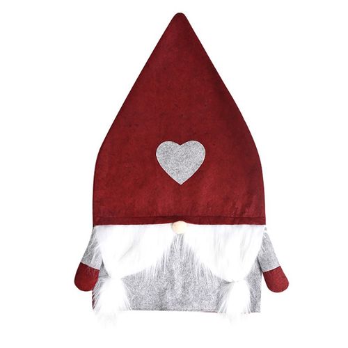 Housse De Chaises Avec Chapeau De Bonhomme De Neige, En Tissu Non Tissé Imprimé De Dessin Animé, Décor De Joyeux Noël 2020, 1 Pièce, Tslm1