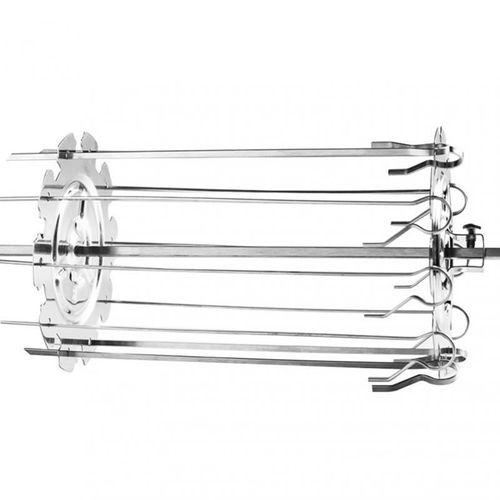Brochettes De Barbecue Rotatif En Acier Inoxydable, Grille De Barbecue, Friteuse À Air, Four Électrique, Outils De Cuisson De Cuisine