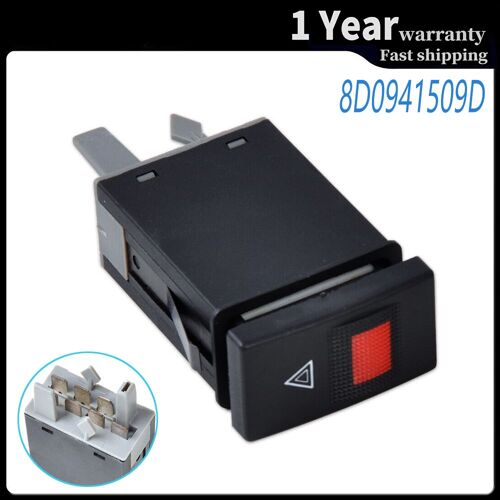 Clignotant D'urgence Pour Audi A4 (8 Wiches, B5), 1996-2002, Accessoires De Voiture, Bouton De Tableau De Bord, Iode, 8d0941509d 8d0941509e "Nipseyteko"