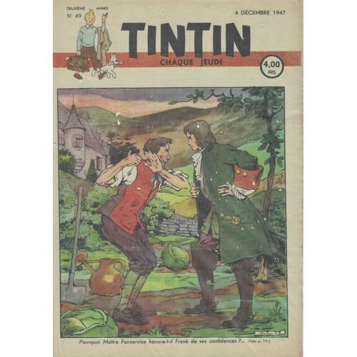 Journal De Tintin N 49 Deuxieme Annee Du 4 Decembre 1947