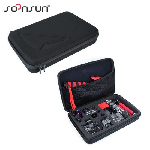 YOINS® Boîtier de rangement de voyage à grande taille anti-choc pour caméra GoPro Hero 5/4/3 + / 3/2 SJCAM Xiaomi Yi Sports Action