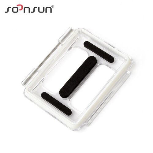 YOINS® Boîtier transparent Backdoor Back Door Cover Mount Remplacement avec double trou pour GoPro Hero 2 3 Housing Case Shell