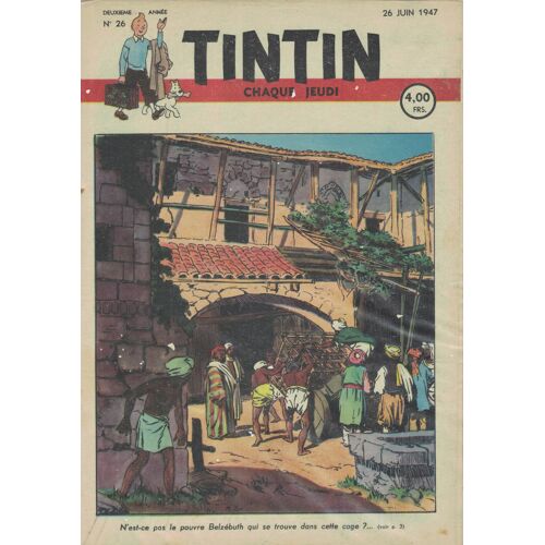 Journal De Tintin N26 Deuxieme Annee Du 26 Juin 1947 - Edition Belge