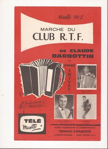 Marche Du Club Rtf + Alfaro (Paso Doble) - Claude Barbotin - Accordéon Musette